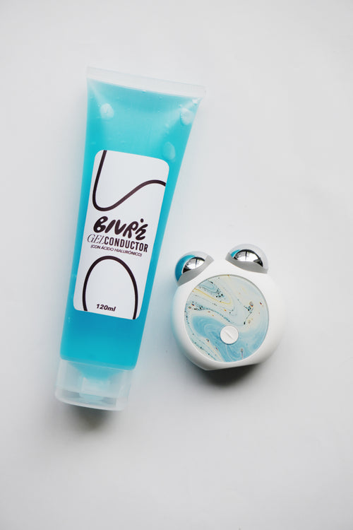 Dispositivo de microcorriente para tonificación facial con Luz led