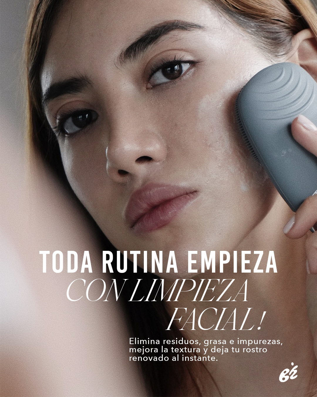 Cepillo facial ultrasonico