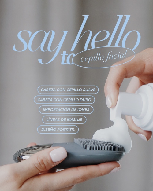 Cepillo facial ultrasonico